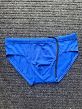 Classic Men's Royal Blue Swim Briefs with Drawcord